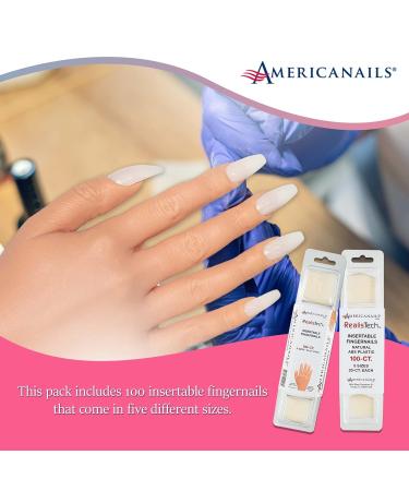 Buy Americanails RealisTech Practice Hand Insertable Fingernails - 100ct | International Shipping Available - Buy Online on GoSupps.com