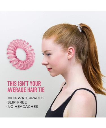 Lindo Small SwirlyDo (3x5pc Set) - Premium Waterproof Hair Ties, No Pony Line, No Headaches, No Slip - Neutral - Buy Online on GoSupps.com