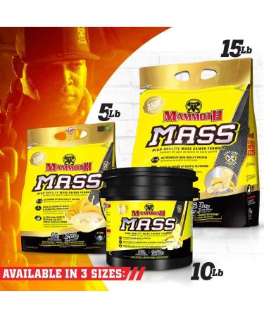 Interactive Nutrition Mammoth Mass Supplement 5 lbs Banana - 2.2kg - Buy Online on GoSupps.com