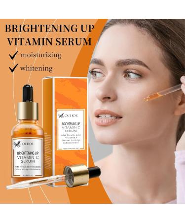 Face Serum for Women - Vitamin C Serum for Face - Dark Spot Correcting Glow Serum - Hydrating Serum with Hyaluronic Acid & Vitamin E - Anti Aging and Skin Brightening Serum Face 30ml - Buy Online on GoSupps.com