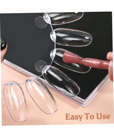  Healeved Healeved 10 Nail Art UV Nail Art Nail Art UV for nails transparent clear nail sticks Exercise builder Polish nail color chart nail color board display of the color of the nail - Buy Online on GoSupps.com