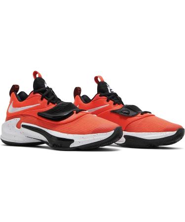 Nike Men's Zoom Freak 3 Lt Stone/Bright Crimson/Racer Bl-Grn Strike (DA0694 100) - 9 Bright Crimson/White/Black - Buy Online on GoSupps.com
