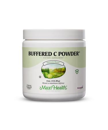 Maxi Health Buffered Vitamin C Powder - High Potency - 800 mg - Immune Health - 4 Ounces - Kosher