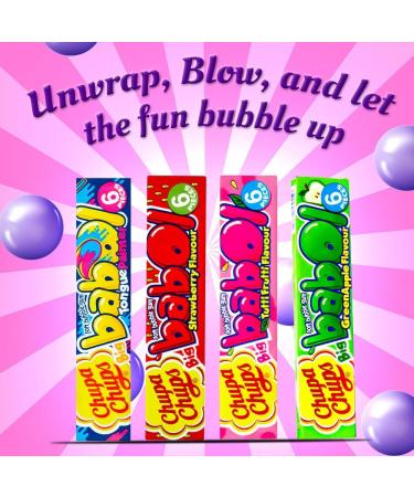 Chupa Chups Big Babol Mix Bubble Gum - 4 Flavors | VR Angel - Buy Online on GoSupps.com