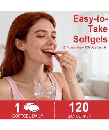 Astaxanthin Supplements Premium Astaxanthin 12mg Antioxidant with Antioxidant Activity Supports Eye Joint Immune Skin Health Internal Circulation 1Pack(120 Softgels) Non-GMO & No Gluten - Buy Online on GoSupps.com