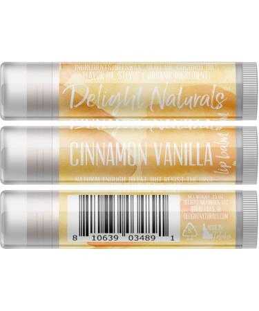 Cinnamon Blends Lip Balm Gift Set - Soothing Cinnamon Mint Vanilla & Orange | Perfect International Gift for Lip Care - Buy Online on GoSupps.com