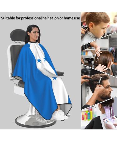 Professional Barber Cape for Hair Cutting - Honduras Flag Design | Hairdressing Kits - Buy Online on GoSupps.com