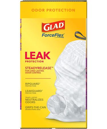 Glad ForceFlex Protection Series 13 Gal Trash Bags 110 Ct - Gain Moonlight Breeze with Febreze | Convenient Packaging - Buy Online on GoSupps.com