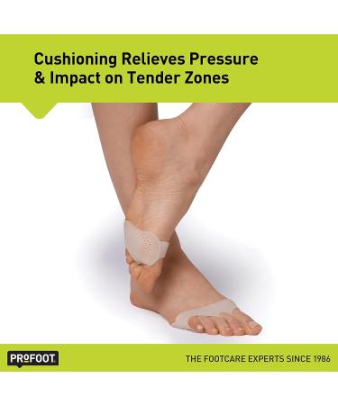 PROFOOT Inter-Metatarsal Pads - Neuroma Ball of Foot Cushions | Foot Pain Relief for Women & Men | Reduce Tingling & Burning | Shock-Absorbing & Breathable | 1 Pair - Buy Online on GoSupps.com