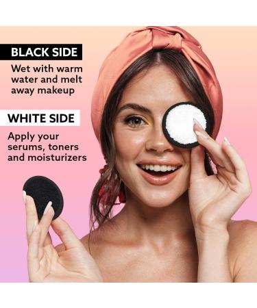 Green Estate Reusable Cotton Rounds - Dual Sided Makeup Remover Pads - Ecofriendly & Washable Toner Wipes - Affordable Cosmetic Pads - Planting a Tree with Every Purchase! - Buy Online on GoSupps.com