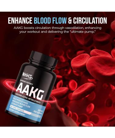Supreme Potency L-Arginine Alpha-Ketoglutarate (AAKG) 3200mg Per Serving 100 Vegan Capsules Supports Muscle Strength Endurance & Circulation Non-GMO Gluten-Free Made in USA 1 Pack - Buy Online on GoSupps.com