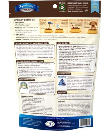 PawJus SuperGravy: Natural Dog Food Topper for Picky Eaters - Gluten & Grain Free - 30 Servings - Buy Online on GoSupps.com
