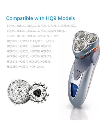 HQ9 Replacement Heads for Philips Norelco Shaver HQ9 Speedxl Series - 3 Pack - Buy Online on GoSupps.com