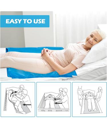 Reusable Sliding Towel for Bed Transfer | Lubric Towel Care for Older Patients | 120x71 cm Patient Transfer Aid - Buy Online on GoSupps.com