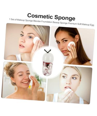 FOMIYES Makeup Sponge Set - 3 Makeup Eggs & Cosmetic Powders for Flawless Foundation Blending | Beauty Tool for Girls - Buy Online on GoSupps.com