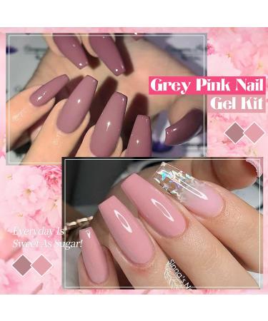 Ur Sugar UV Nail Polish Set - 6 Colors Gel Lacquer for Nude & Gray Nail Designs | Perfect for Weddings & Valentine's Day - Buy Online on GoSupps.com