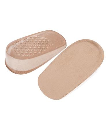 NOLITOY 2pcs Forefoot Cushion Heel Pads Invisible Insoles Shoe Insoles Men Memory Foam Insoles Heel Inserts for Women Half Insoles Leather Women's High Elasticity Second Half Pad