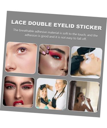 FOMIYES 150 Sheets Lace Double Eyelid Sticker Eye Makeup Tool Invisible Eye Sticker Eyelid Tape Sticker Double Eyelid Stickers Eyeliner Tape Medical Tape Second Generation Supplies Hooded - Buy Online on GoSupps.com
