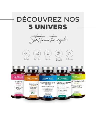 MULTIVITAMINS and Minerals - Multi Complete Vitamins for Adults Men and Women - Vitamins A B C D E K Zinc Magnesium Biotin and Q10 | 60 Organic Vegan Capsules NUTRALIE - Buy Online on GoSupps.com