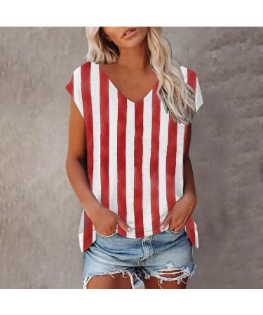 Short Sleeve T Shirts Clothing Woman T-Shirt Casual Black Clothing Top Women's Floral Pattern for Women Crop Tops Shirt Shirts Top Women's Summer Tank Top 1 Red M - Buy Online on GoSupps.com
