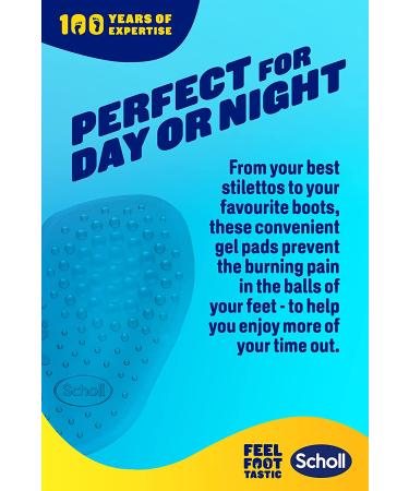 Scholl Party Feet Ball of Foot Gel Cushions - Comfort & Support for All-day Events - Buy Online on GoSupps.com