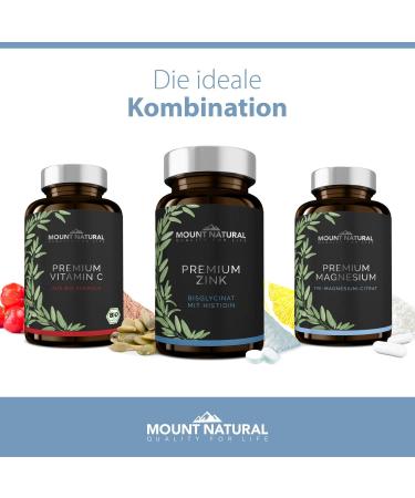 Premium Zinc 180 Tablets - Highly Bioavailable Zinc-Bisglycinate Chelate with L-Histidine | Vegan Additive-Free Lab-Tested | High Dose from Germany - Test Winner 2020 - Buy Online on GoSupps.com