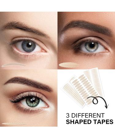480 PCS Eyelid Tape for Hooded/Droopy Uneven Mono Eyelids - Double Eyelid Lift Kit with Fork Rods & Tweezers - Buy Online on GoSupps.com