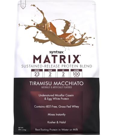 Buy Syntrax Nutrition Matrix Protein Powder - Tiramisu Macchiato 5 lbs | Sustained-Release Protein Blend | International Shipping Available - Buy Online on GoSupps.com