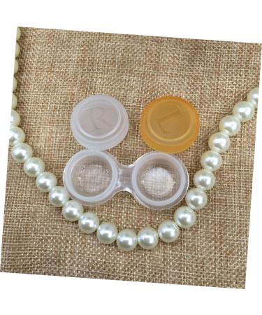 Buy Homsfou 10-Pack Lens Holder Case Kit - Clear Container for Colored Contact Lenses & Mirror Foil - International Shipping Available - Buy Online on GoSupps.com