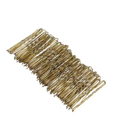 Anself 300 pieces Haarnadeln U-Form Haar clips mit Tropfen Golden 6cm Lange