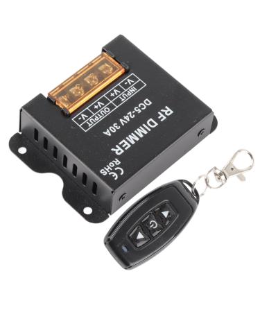Akozon LED Single Color 3 Buttons RF Large Single Color LED Wireless Remote Control Dimmer Controller