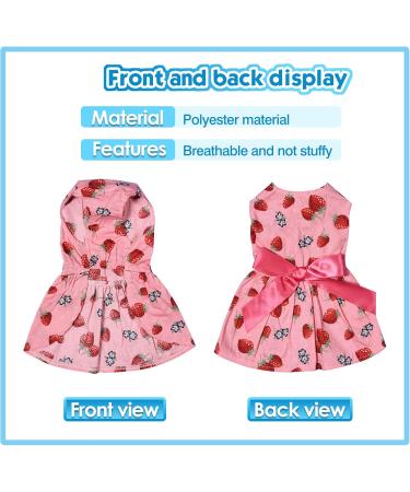 Petcute Dog Dress - Elegant Bowknot Summer Clothing for Small Dogs | Floral Tutu Wedding Skirt | Princess Pet Fashion - Buy Online on GoSupps.com