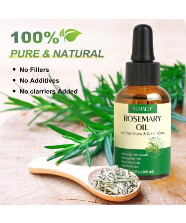 Buy YLNALO Rosemary Hair Growth Serum - Nourishes Scalp & Damaged Hair Stimulates Growth for All Hair Types (2.02 fl oz) - International Shipping Available - Buy Online on GoSupps.com