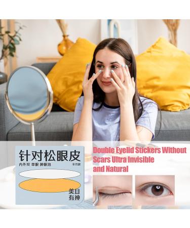 Hooded Eyelid Lifter Strips - Long-lasting Double Sided Eyelid Tape Invisible Professional Eye Strips Eye Lid Contour Stickers for Natural Daily Makeup - Buy Online on GoSupps.com