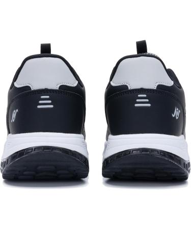 Women's Walking Shoes with Arch Support | Plantar Fasciitis Sneakers for Pain Relief - Black/Grey Tennis 7 - Buy Online on GoSupps.com