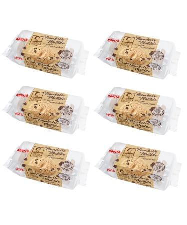 Matilde Vicenzi Ciambelle con Gocce di Cioccolato Pack of 6 Donuts with Chocolate Chips 200 g