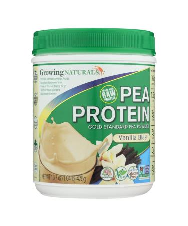 Growing Naturals Yellow Pea Protein - Vanilla Blast - 16 oz