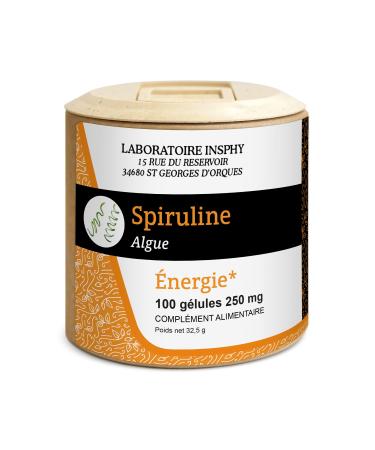 INSPHY Laboratory - Spirulina Food Supplement - Tone and Vitality
