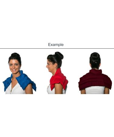 Grain Pillow Shoulder & Neck Pillow with Collar - Heat Cushion for Neck & Shoulder Relief - Cherry Black & Wheat Colors - Buy Online on GoSupps.com