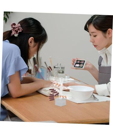 Beaupretty Nail Practice Display Holders Nail Tips Practice Holder Nail Practice Display Stand Nail Art Supply Nail Sample Sticks Spiral Nail Display Holder Acrylic Manicure Bracket 6.2x6.2cm Grey - Buy Online on GoSupps.com