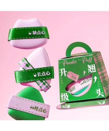 Besreey Powder Puff For Face Powder - High-Density and Flexible Blender Sponge | Cosmetic Foundation & Blending Sponges Wet And Dry Use Beauty Makeup Tools For Loose & Body Powder - Buy Online on GoSupps.com