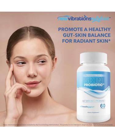 Skin Probiotic Blue Antioxidant Method For Skin And Gut - Our Best Anti Aging Skin Supplement - Anti Wrinkle Supplements For Women & Men - Prime Biome Probiotics Anti-Aging Reactivate Capsules - Buy Online on GoSupps.com