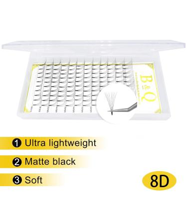  8D Silk Eyelash Extensions C D Curl - Ready Fan 8D-D-07-11 mm | International Shipping  - Buy Online on GoSupps.com