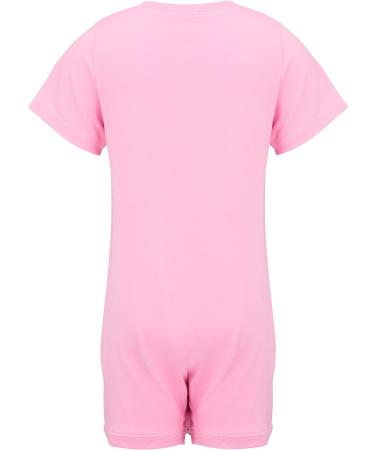 Kaycey Short Sleeve Bodysuit for Special Needs Kids | Pink | 11-12 Years - Buy Online on GoSupps.com