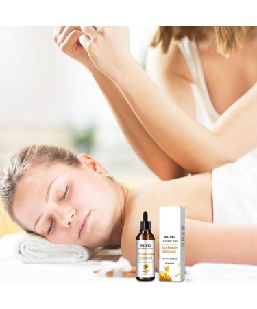 Pure Sunflower Oil for Hair & Skin - Natural Aromatherapy Moisturizing Body & Massage Oil for Men & Women - Premium Essential Oil - Buy Online on GoSupps.com