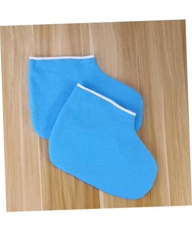 minkissy Gloves Wax Sock Wax Mittens Feet Hand Care Glove Hand Wax Foot Work medium Blue - Buy Online on GoSupps.com