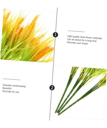 Amosfun 4pcs Simulated Ears of Wheat Dried Wheat Stems Dried Wheat Ear Dried Wheat Bundle Home D cor Dried Wheat Stalks Wheat Decoration House Ornaments Plastic Household Dry Ears of Wheat - Buy Online on GoSupps.com