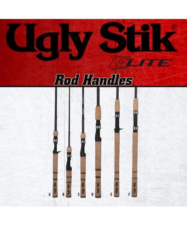 Ugly Stik Elite Spinning Fishing Rod 6'6 - Ultra Light - 2pc | Durable & Sensitive - Buy Online on GoSupps.com
