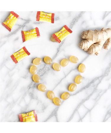 Ginger People Gin Gins Hard Candy 16oz - Double Strength, 1lb Bag - Buy Online on GoSupps.com