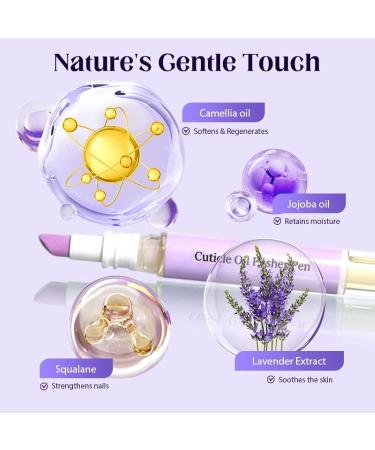 Stylo d'huile pousseur de cuticule 2026 nouveau stylo d'huile nutritionnelle d'ongles liminateur de cuticule 2 en 1 pour les soins des ongles (1pcs) - Buy Online on GoSupps.com